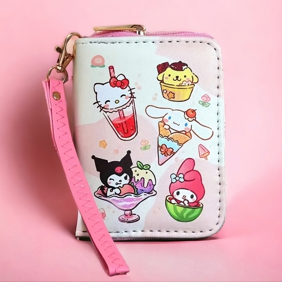 Sanrio Other - 🆕️Sanrio Hello Kitty Kuromi My Melody Pink Cute Girly Wristlet Wallet